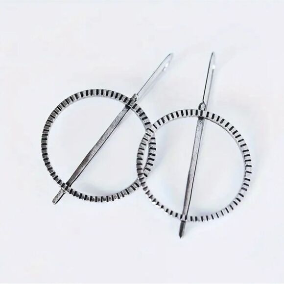 ✨ 🆕 ✨BoHo Vintage Round Hollow Hanging Earrings✨ - Picture 6 of 11